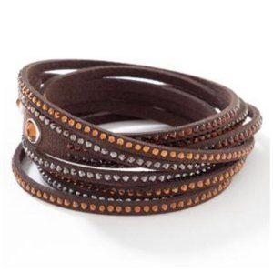 Touchstone Crystal Wrap Star Bracelet